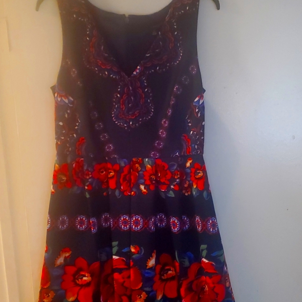Woman's floral dress